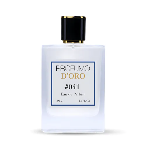 Profumo D’oro #041 – edler Herrenflakon, Hauptansicht des fruchtig-holzigen Eau de Parfum